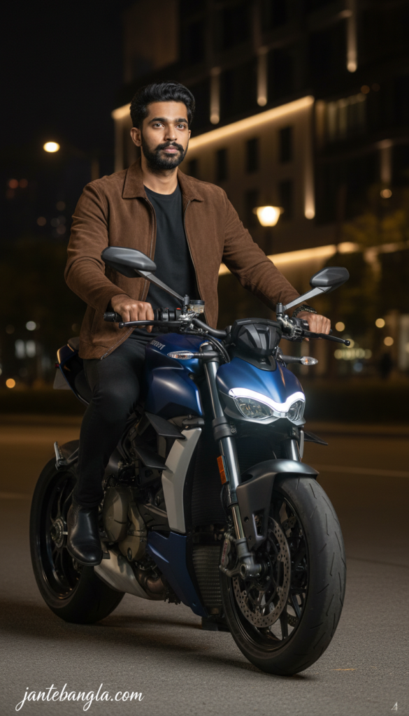 Gemini AI Bike Photo Edit Prompts For Boy