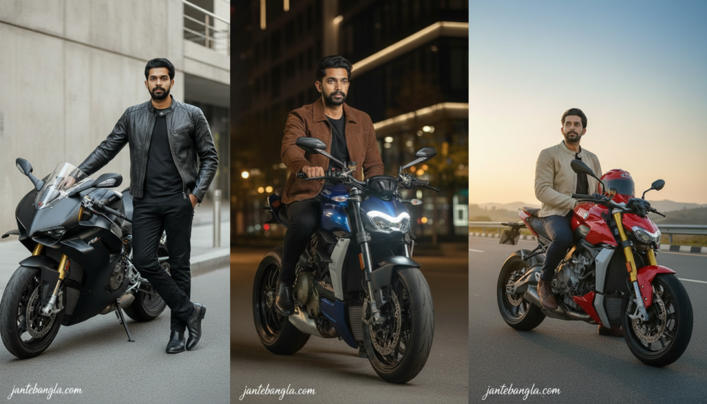 Gemini AI Bike Photo Edit Prompts For Boy